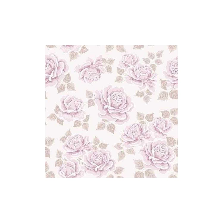 Papel De Parede Adesivo Floral Rosas