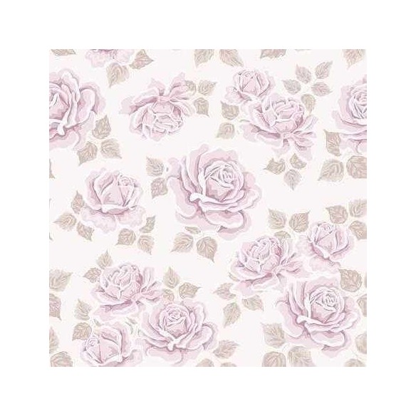 Papel De Parede Adesivo Floral Rosas