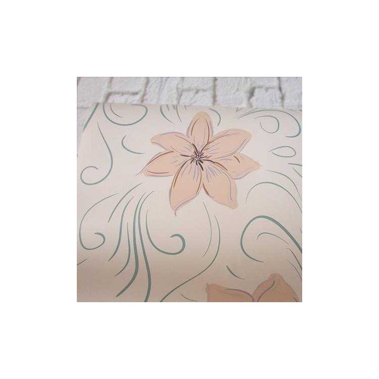 Papel De Parede Adesivo Arabesco Floral