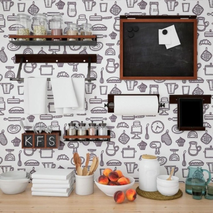 Papel de Parede Adesivo Bakery Confeitaria N013195