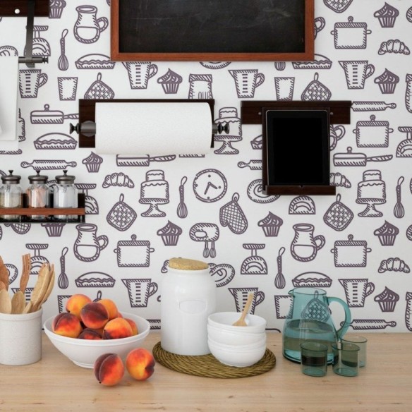 Papel de Parede Adesivo Bakery Confeitaria N013195
