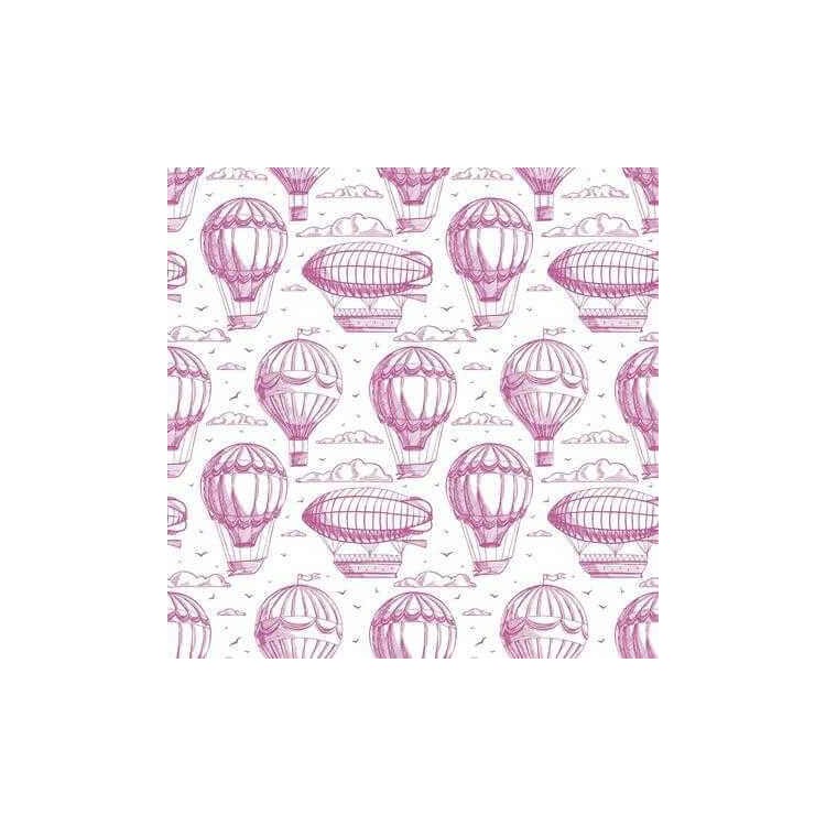 PAPEL DE PAREDE ADESIVO BALÃO BEBE 18531