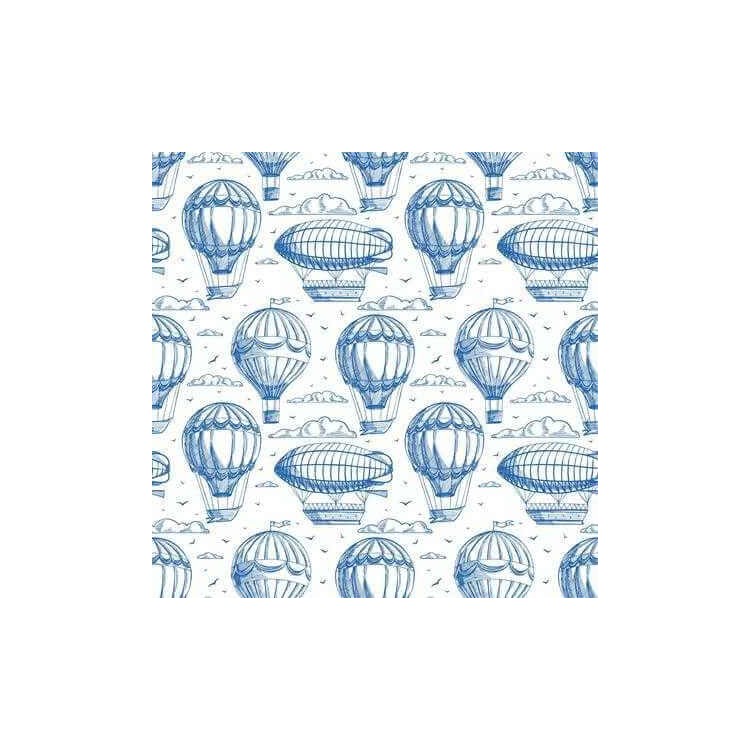 PAPEL DE PAREDE ADESIVO BALÃO BEBE 18551