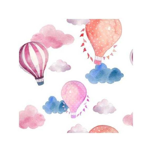 Papel de Parede Adesivo Balão Infantil  Nuvem 289368497