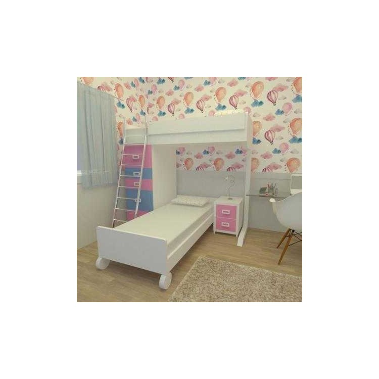 Papel de Parede Adesivo Balão Infantil  Nuvem...