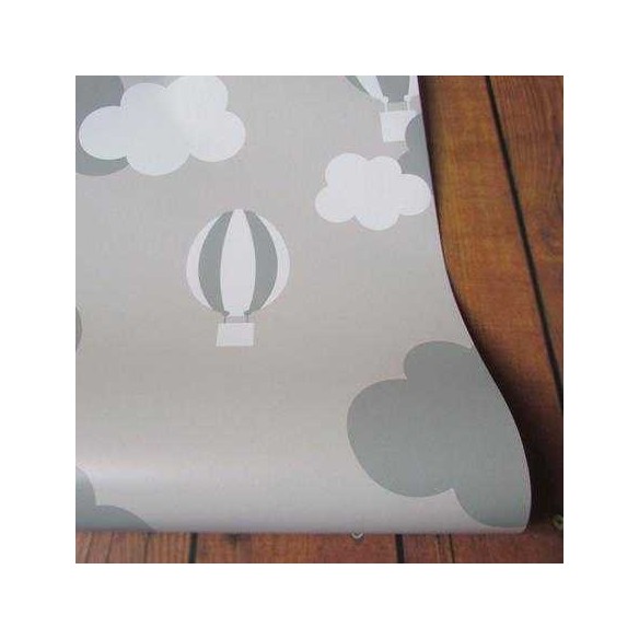 Papel de Parede Adesivo Balão Nuvens 231710222