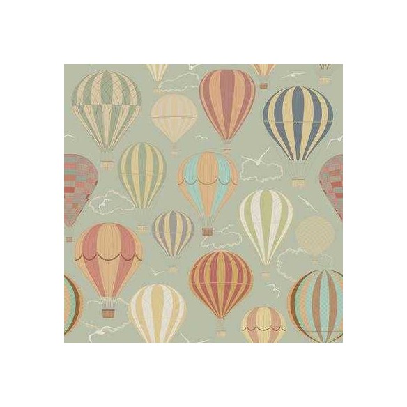 Papel de Parede Adesivo Balão Pássaro Colorido 77194960
