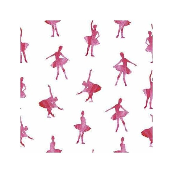 Papel de Parede Adesivo Ballet Aquarela Rosa 386646172