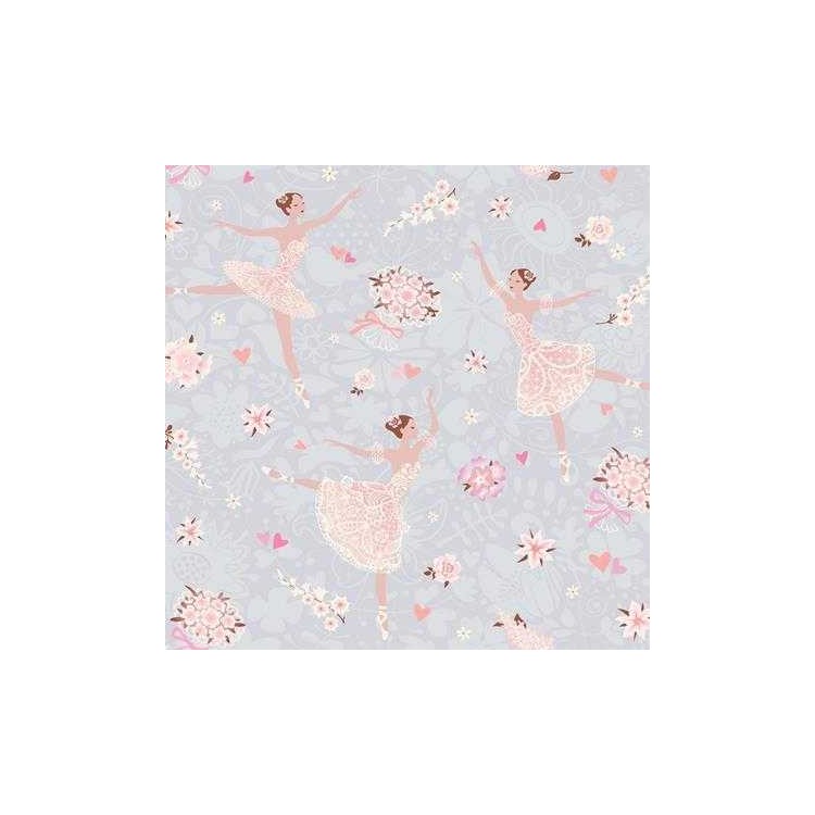 Papel de Parede Adesivo Ballet Floral 233905270