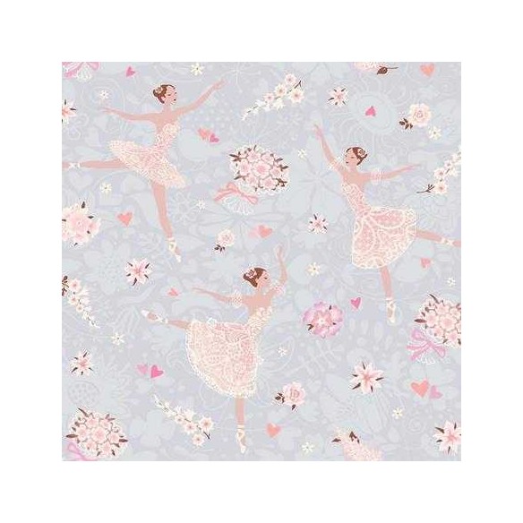 Papel de Parede Adesivo Ballet Floral 233905270