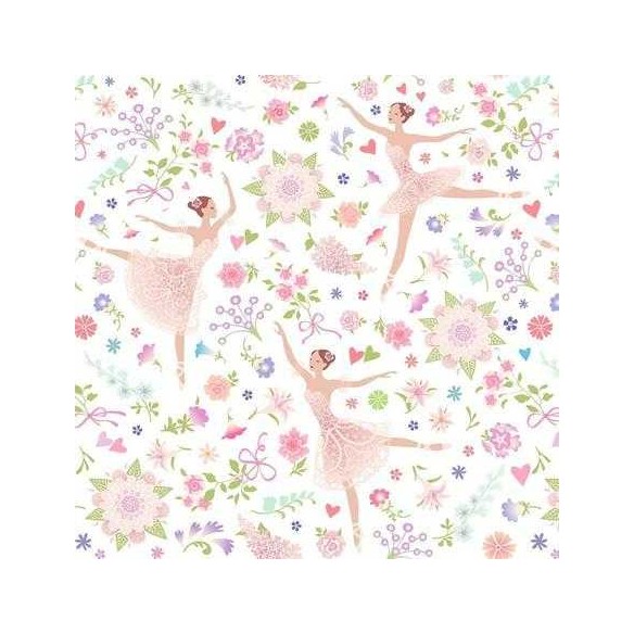 Papel de Parede Adesivo Ballet Floral 260389004