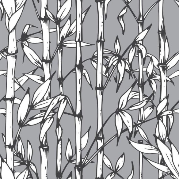 Papel de Parede Adesivo Bambu  N012081