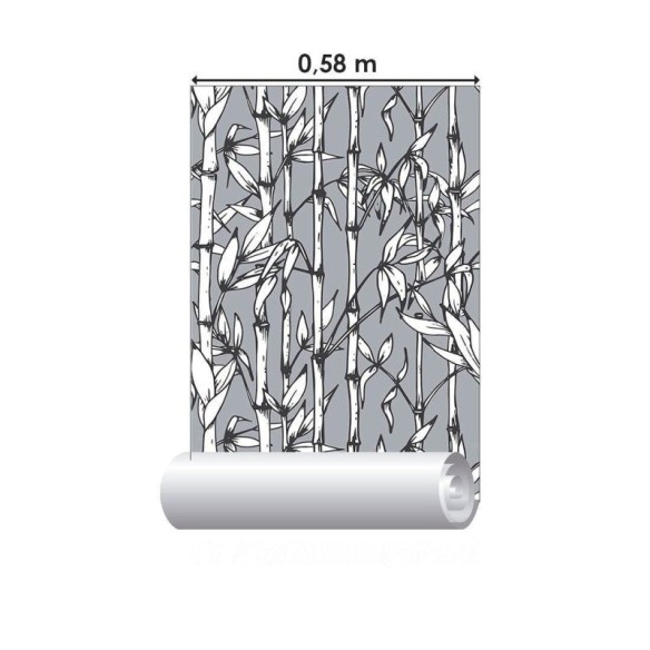 Papel de Parede Adesivo Bambu  N012081