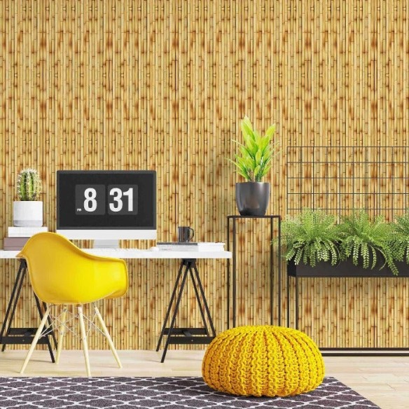 Papel de Parede Adesivo Bambu 195719759