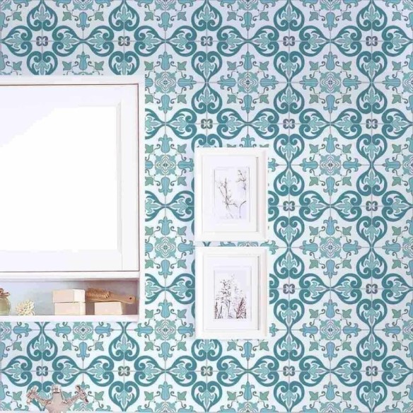 Papel de Parede Adesivo  Azulejo Português 402116422
