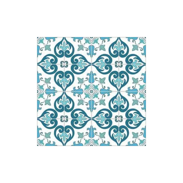 Papel de Parede Adesivo  Azulejo Português...