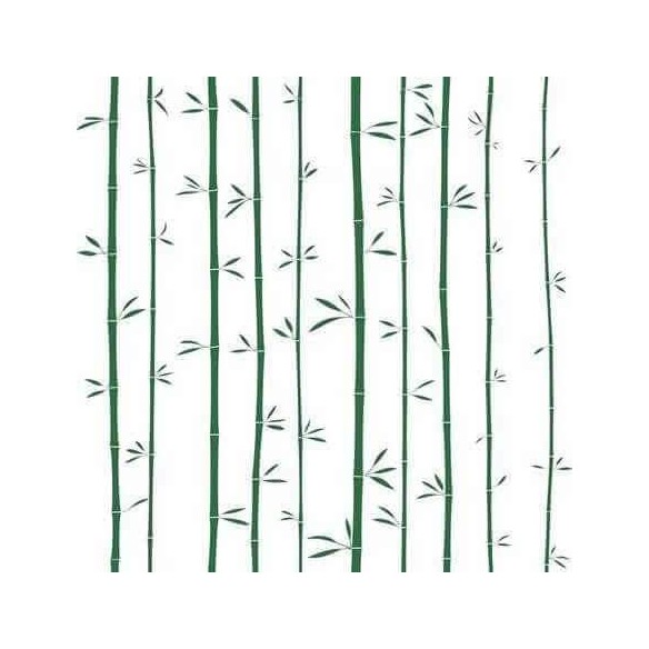Papel de Parede Adesivo Bambu Verde 210160