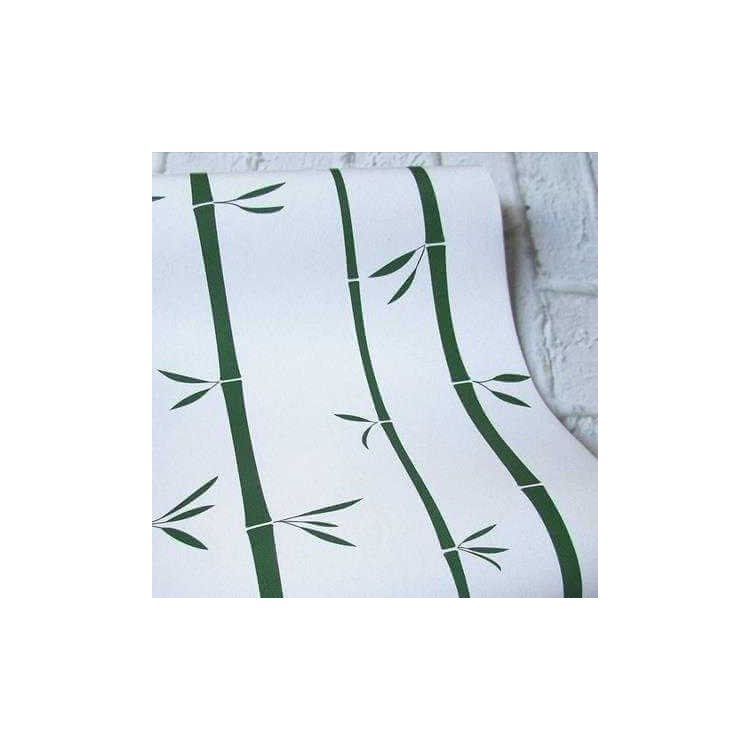 Papel de Parede Adesivo Bambu Verde 210160