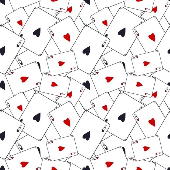 Papel de Parede Adesivo Baralho N08189