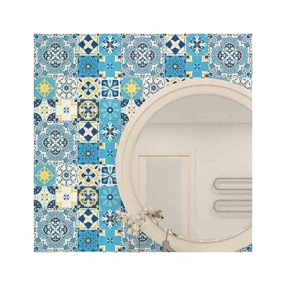 Papel de Parede Adesivo  Azulejo Português 562152334