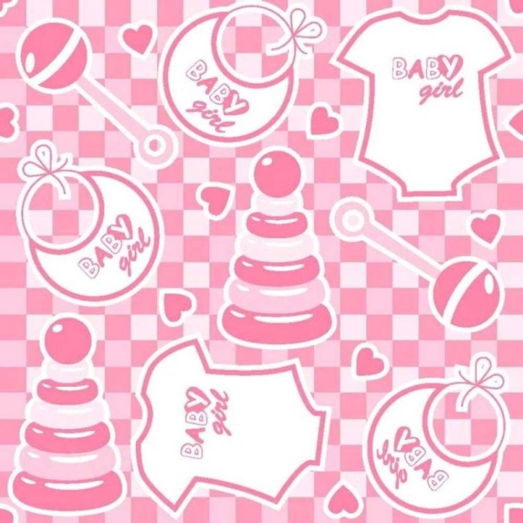 Papel de Parede Adesivo Bebê Rosa 101389114