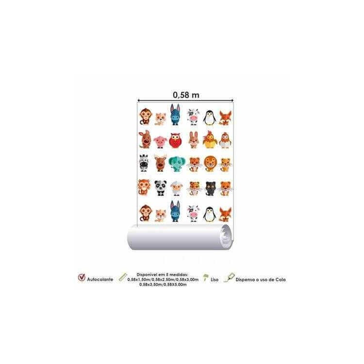 Papel de Parede Adesivo Bichinhos 1674993