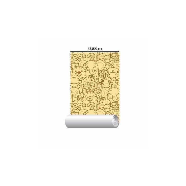 Papel de Parede Adesivo Bichos 123338188
