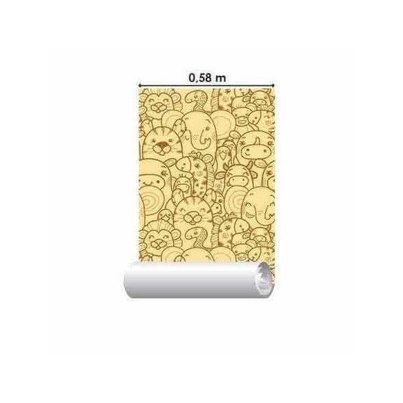 Papel de Parede Adesivo Bichos 123338188
