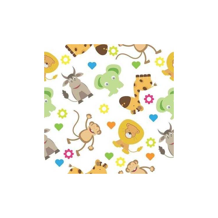 Papel de Parede Adesivo Bichos Infantil 133350332
