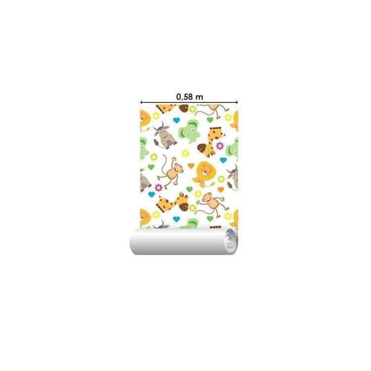 Papel de Parede Adesivo Bichos Infantil 133350332