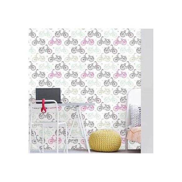 Papel de Parede Adesivo Bicicleta 110105033