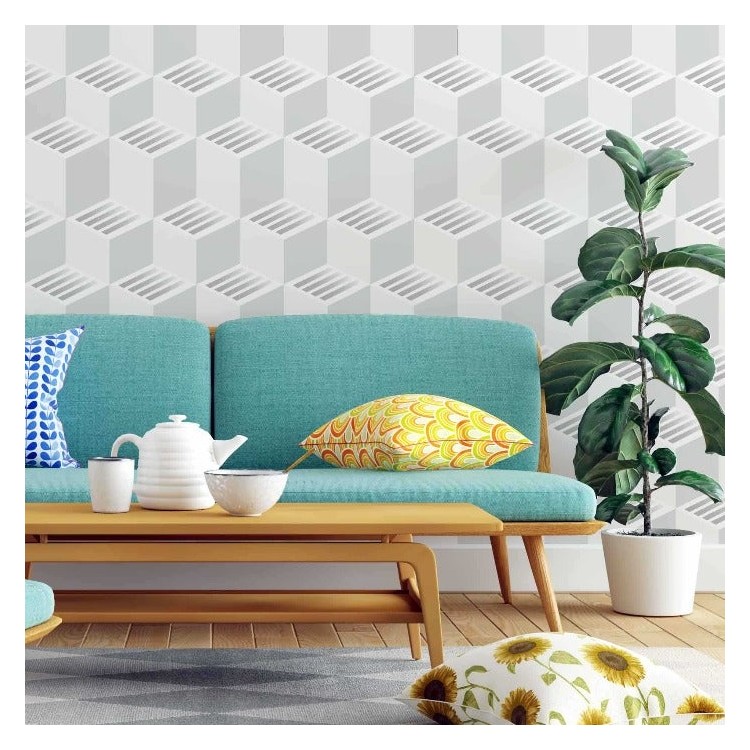 Papel de Parede Adesivo Blocos 3D N05248