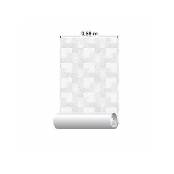 Papel de Parede Adesivo Blocos cinzas 283259666