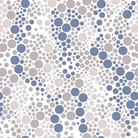 Papel de Parede Adesivo Bolhas Azul e Cinza 210289657