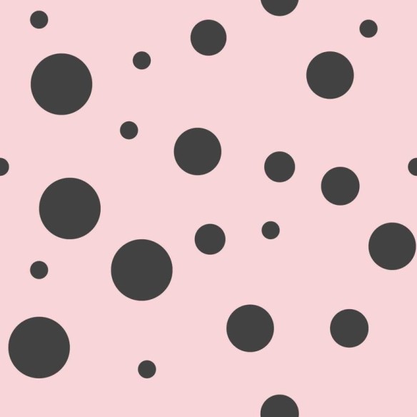 Papel de Parede Adesivo Bolhas Cinza e Rosa N04008