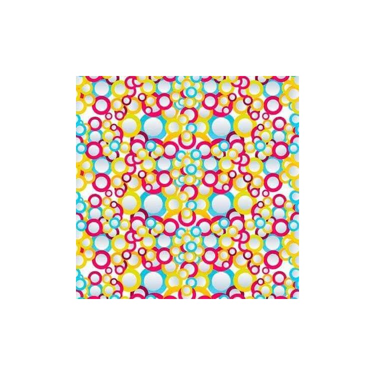 Papel de Parede Adesivo Bolhas Coloridas 1442