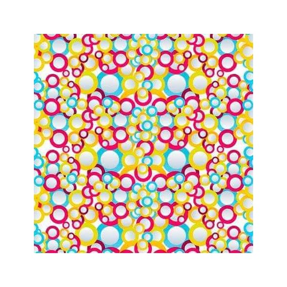 Papel de Parede Adesivo Bolhas Coloridas 1442