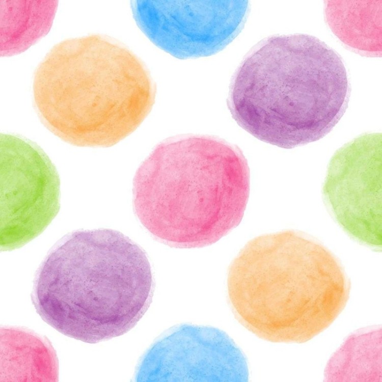 Papel de Parede Adesivo Bolhas Coloridas...