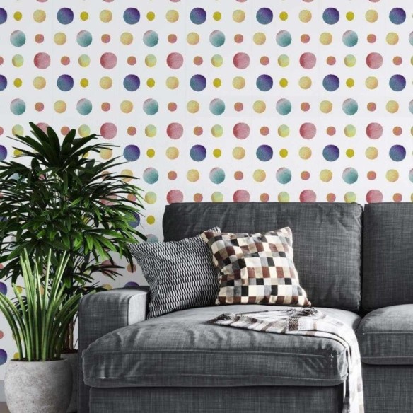 Papel de Parede Adesivo Bolhas N148693