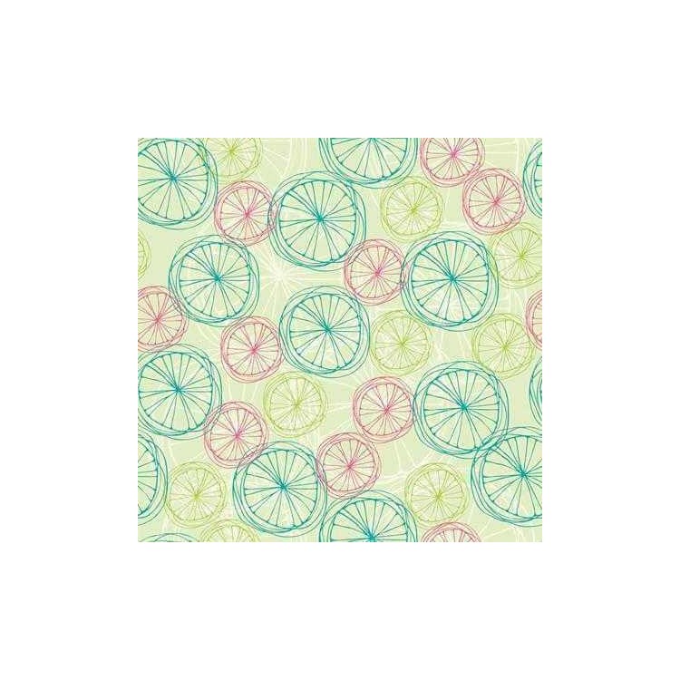 Papel de Parede Adesivo Bolhas Verde 108034505
