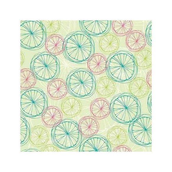 Papel de Parede Adesivo Bolhas Verde 108034505