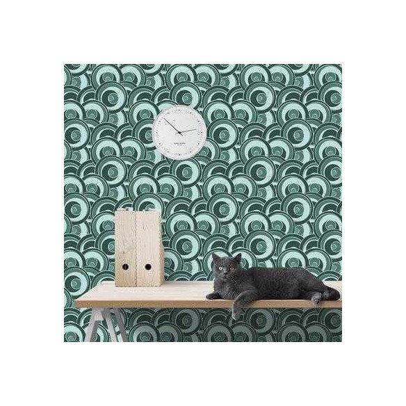 Papel de Parede Adesivo Bolhas Verdes 11