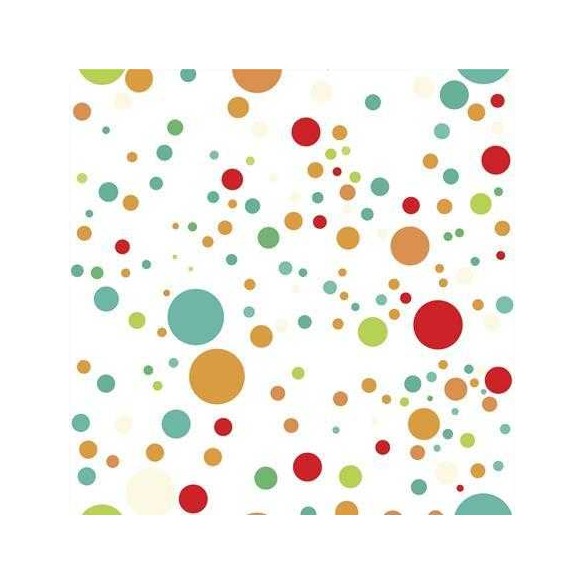 Papel de Parede Adesivo Bolinhas Coloridas 893456