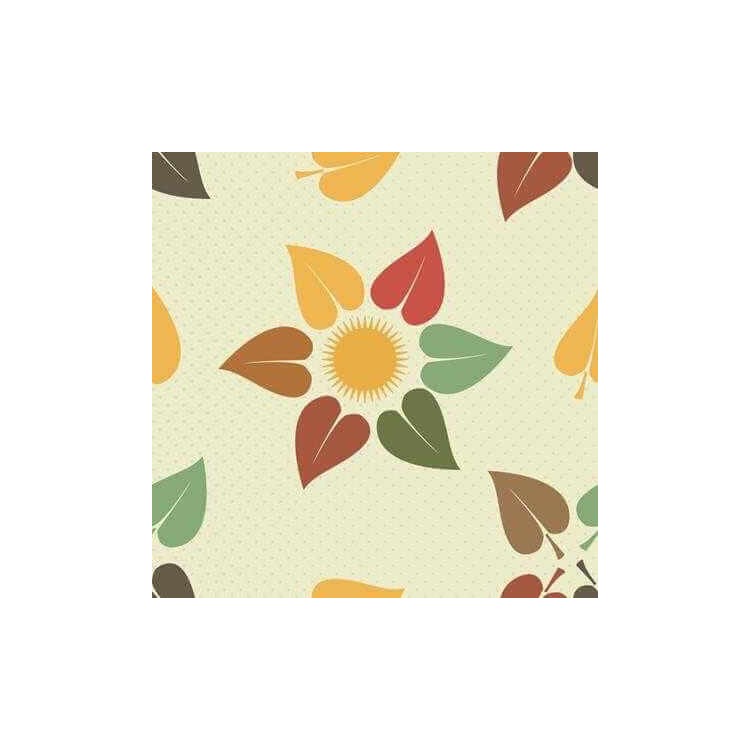 Papel de Parede Adesivo  Floral 1255