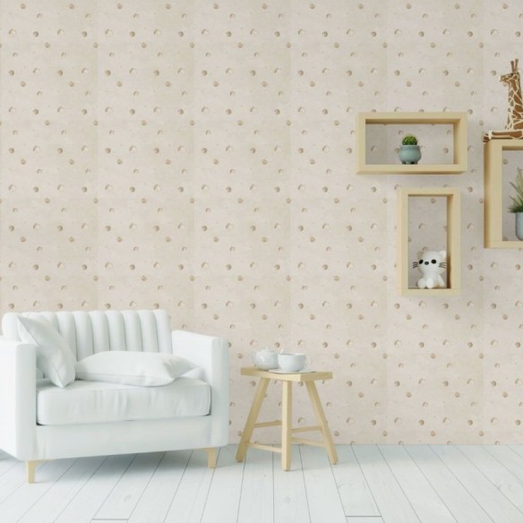 Papel de Parede Adesivo Bolinhas Golden Dots N019071
