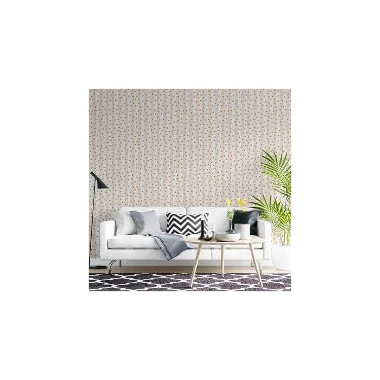 Papel de Parede Adesivo Bolinhas N7764C