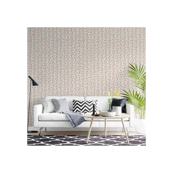 Papel de Parede Adesivo Bolinhas N7764C