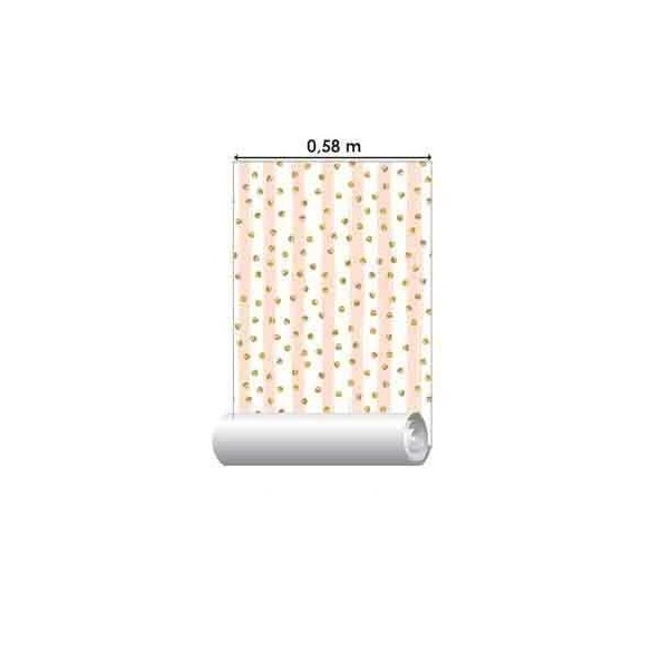 Papel de Parede Adesivo Bolinhas N7764C
