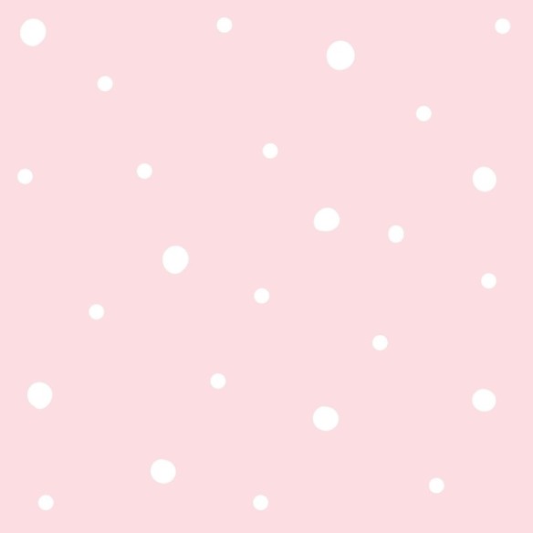 Papel de Parede Adesivo Bolinhas Poá Rosa N017062