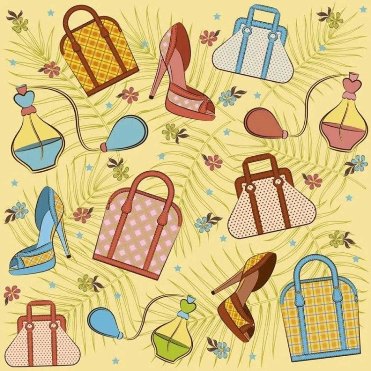 Papel de Parede Adesivo Bolsas Amarelo 80539396